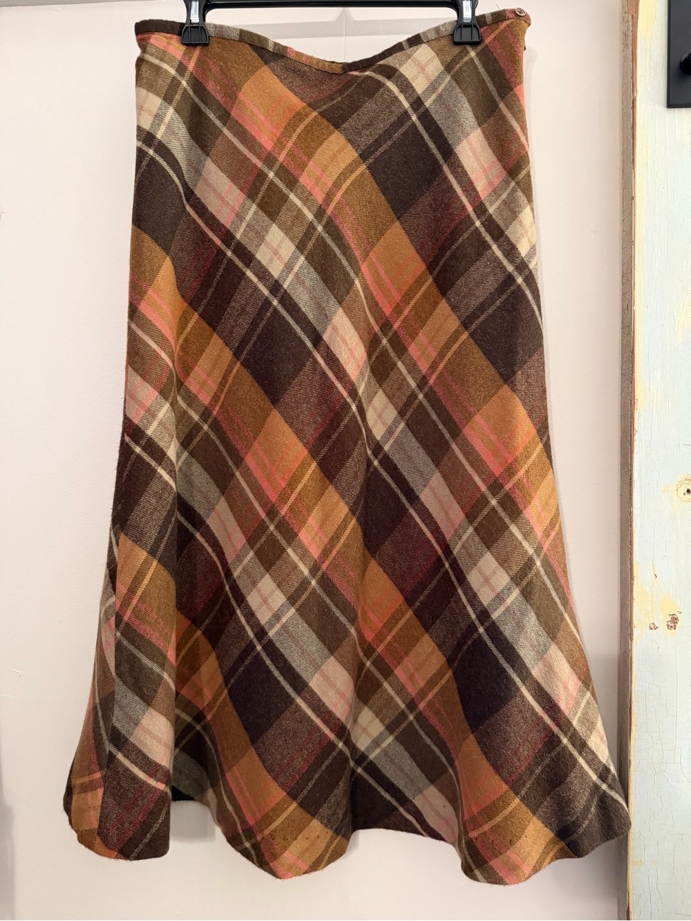 Vintage J.G. Hook Plaid A-Line Midi Skirt Women’s Size 14